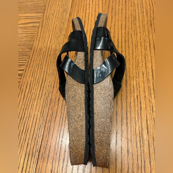 Birkenstock Women's Black Glossy Boho Sandals - Picture 9 of 9